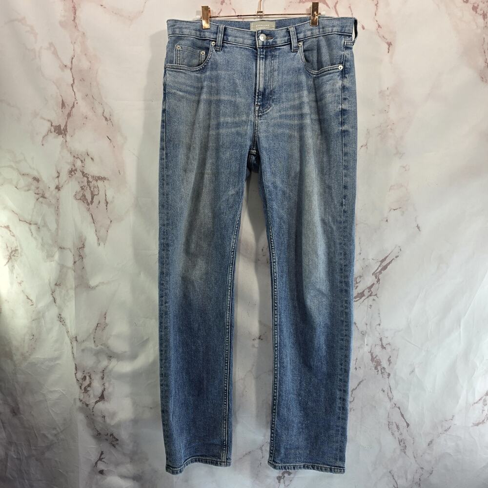 Everlane Jeans Mens 33 X 32 The Selvedge Straight Organic Cotton Denim